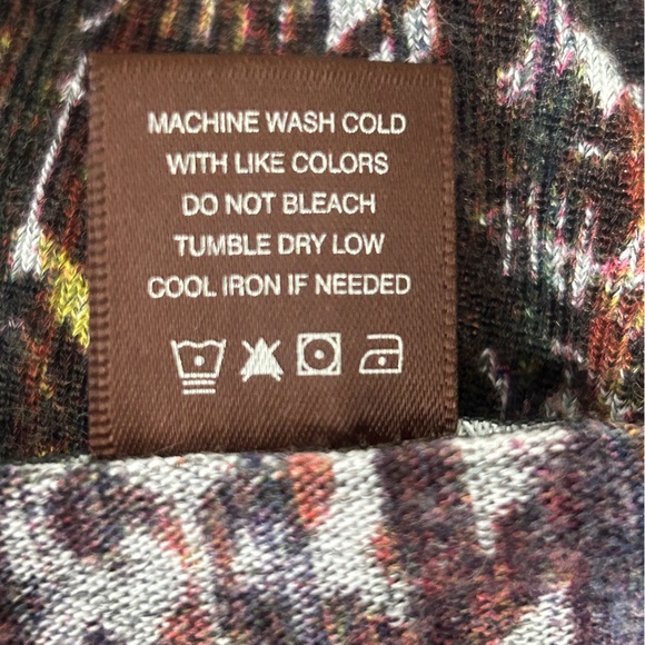 Multiples Geometric Print Top Multicolor Size 1X Pullover Shirt Women's - Picture 7 of 16